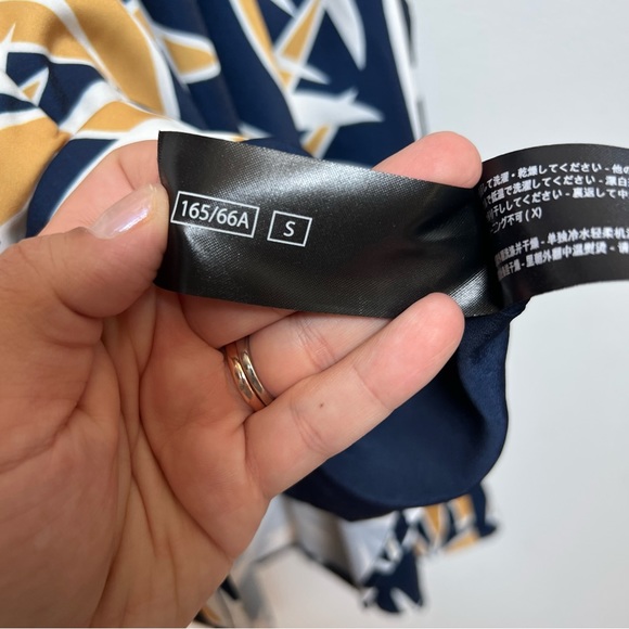 Finders Keepers Ritual Union Navy Leaf Dress - Picture 10 of 10